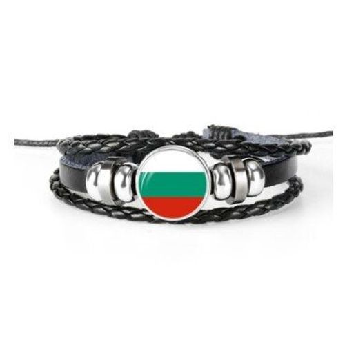 Bracelets Drapeau Bulgare Pour Hommes Et Femmes, Perles En Verre, À La Mode, Cadeaux D'amitié