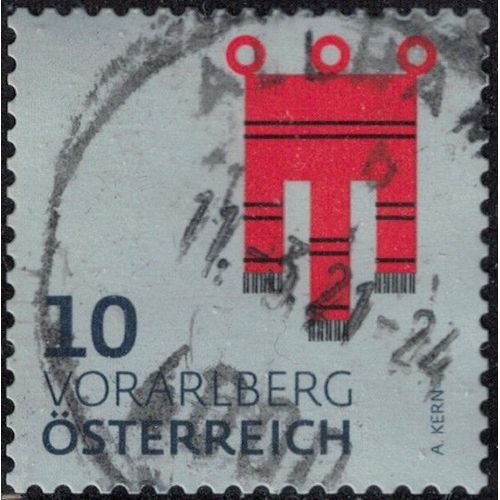 Autriche 2018 Oblitéré Used Coat Of Armes Armoiries Vorarlberg Y&t At 3228 Su