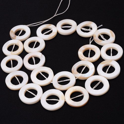 Perles Ovales Rondes En Coquillage Naturel Pour La Fabrication De Bijoux, Perles En Nacre, En Forme D'étoile, De Bracelet À Breloques, À Faire Soi Même