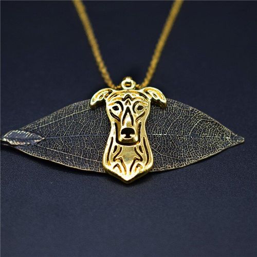 Colliers À Pendentif Pour Hommes Et Femmes, Bijoux Tendance, Couleur Or, Argent, Chiens Gris, Vente En Gros