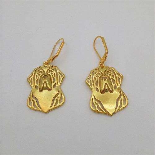 Boucles D'oreilles Pour Femme, Bijoux À La Mode, Couleur Or Argent, Saint Martin, Chien, Vente En Gros, Nouvelle Collection