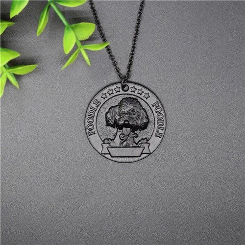 Colliers Poodle Français Rétro De Haute Qualité, Pendentif Médaille De Chien De Compagnie, Bijoux, Nouvelle Collection