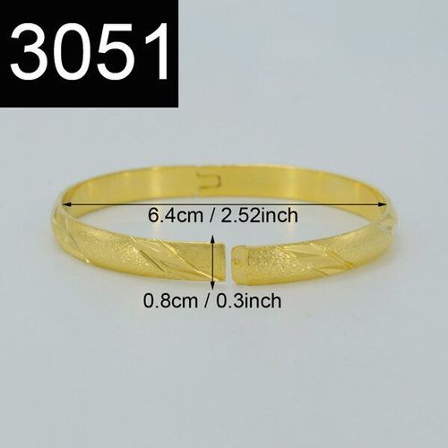 Anniyo Peut Ouvrir Le Bracelet Dubaï, Bracelet Éthiopien En Laiton Couleur Or, Bijoux Arabes Africains #030506 Pour Femmes, Vente En Gros