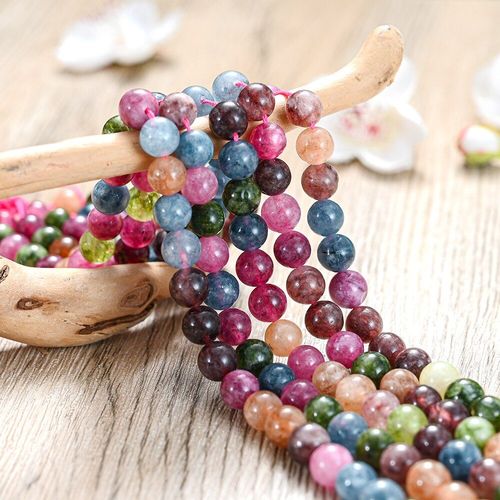 Perles De Pierre Naturelle Jades Morgan Agates, Perles ¿Il De Tigre Lumineuses Pour La Fabrication De Bijoux, Accessoires De Charme De Bracelet Diy 6/8/10/12 Mm