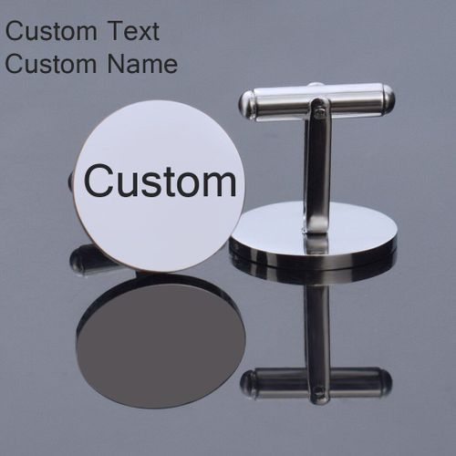 Boutons De Manchette Personnalisés Avec Lettres Gravées Pour Hommes, Lettrage En Métal Personnalisé, Combinaison Chemise, Boutons De Manchette, Accessoires Pour Hommes