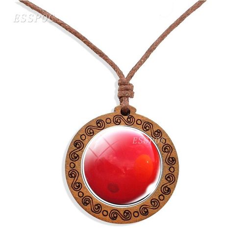 Collier En Bois Exquis, Bijoux Exquis, Mode Football, Basketball, Tennis, Volley Ball, Balle De Golf, Accessoires Photo De Sport, Offre Spéciale, 2020