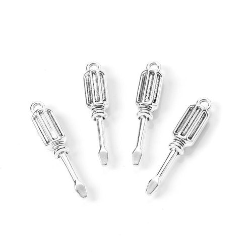 Clé À Molette En Alliage, 10 Pièces, Outils En Alliage, Perles, Axe En Métal, Tournevis, Base Pendentif Pour La Fabrication De Bijoux, Bricolage, Accessoires Artisanaux Faits À La Main