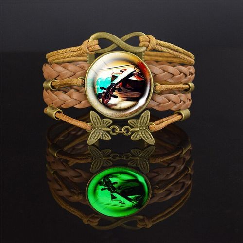 Bracelet D'artiste Fait À La Main, Tendance, Pour Violon, Piano, Guitare, Photo, Cabochon En Verre, Pour Femmes Et Hommes, Bijoux Lumineux, 2021