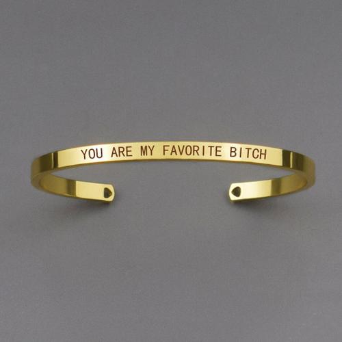 Bracelet D'amitié En Sécurité Bébé, Je Besoin De Vous Ici Avec Moi Devis Lettre Gravé Manchette Bracelets Pour Femme Hommes Cadeaux D'anniversaire