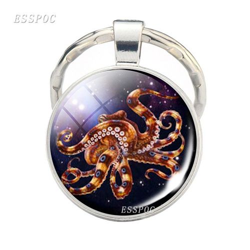 Porte Clés Cabochon En Verre Transparent, Charmant, Animal, Couleur Argent, Bijoux, Accessoires, Cadeaux Pour Femmes Et Hommes, Vente En Gros