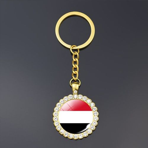 Porte Clés Drapeau National En Cristal Brillant Pour Femmes Et Filles, Bijoux, Cadeaux, Style Bohème, Longues Chaînes, Pendentif, Accessoires, Offre Spéciale