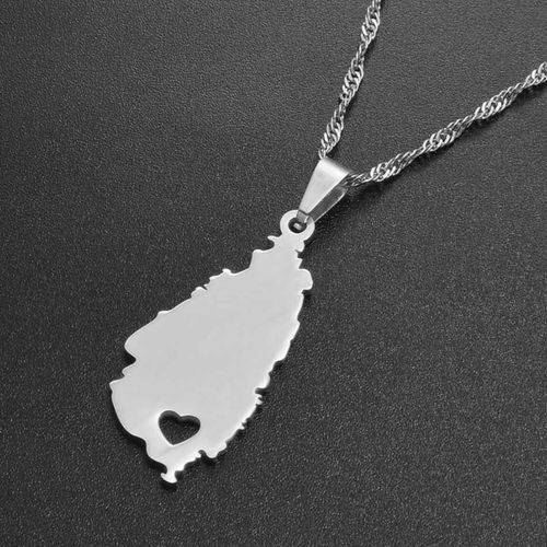 Collier En Forme De Petit C¿Ur Pour Femme Et Fille, Pendentif Doré Ou Argenté, Idéal Pour La Carte De La Saint Lucidité, #013821