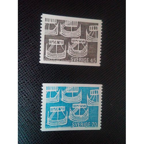 Timbre Suede Yt 611 - 612 Séries: Norden- Coopération Postale 1969 ( 031105 )