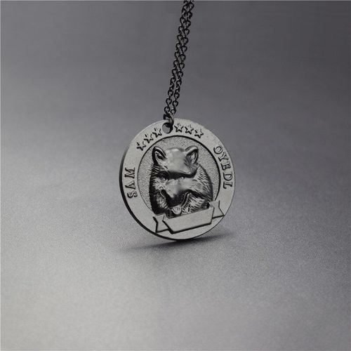 Collier De Médaille Sam Oyedl Vintage Pour Femmes, Pendentif Samoyed En Métal De Style Rétro, Bijoux Pour Chiens, Nouvelle Collection