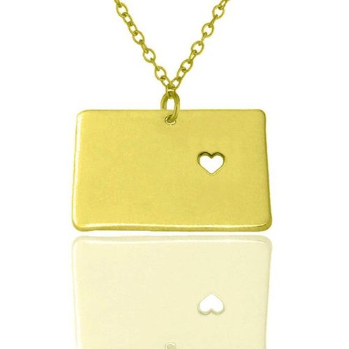 Collier Doré Et Argenté En Acier Inoxydable, Pendentif En Forme De C¿Ur, Bijou Commémoratif, Nouvelle Collection