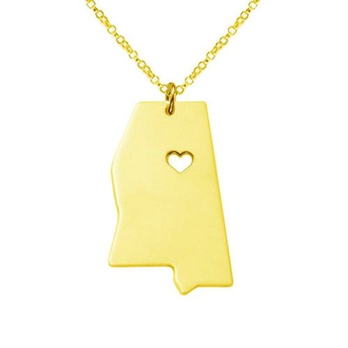 Collier Doré Et Argenté En Acier Inoxydable, Pendentif De La Carte Du Zodipe, Bijou Commémoratif