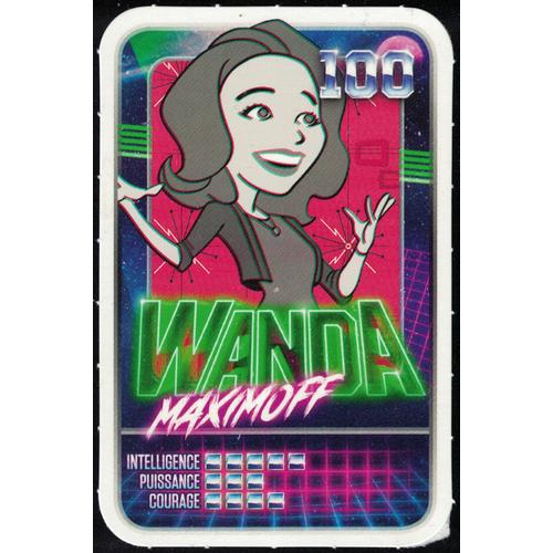 Carte Révèle Ton Pouvoir E. Leclerc Marvel 2021 Wanda Maximoff 100