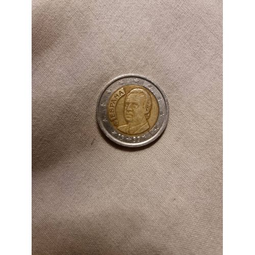 Piece 2 Euros Commémorative Espagne Roi Juan Carlos 1999