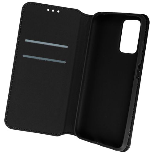 Étui Pour Redmi 10 Et 10 2022 Clapet Portefeuille Fonction Support Vidéo Noir
