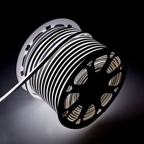 Tuyau Led "Neon Flex" 6w 3000ºk 24v 8x16mm Simple 120xsmd2835 6w/M X1m 40 000h - Coupe 5cm [Honspvc8x16s220cmww]