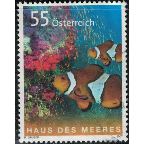 Autriche 2007 Oblitéré Used Haus Des Meeres 50 Ans Aquarium Public Vienne Y&t At 2522 Su