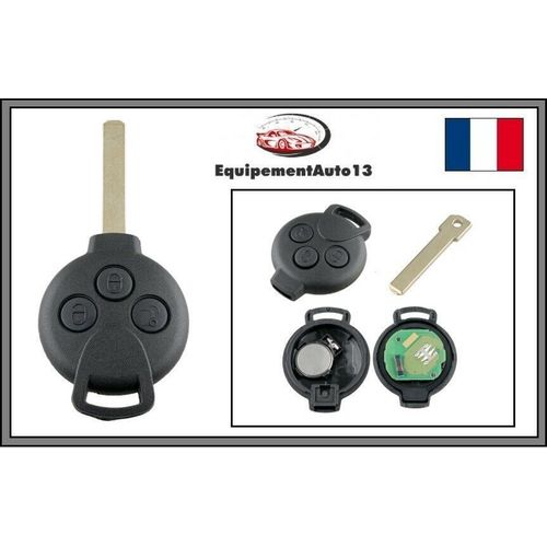 Clé Vierge Avec Électronique Smart Fortwo 451 2007-2013 Id46 Pcf 7941