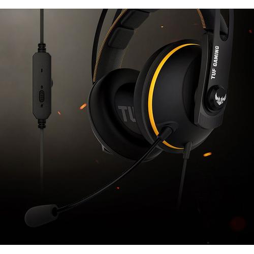 Asus TUF H7 Core Jaune -  Casque gaming - Filaire 3.5mm