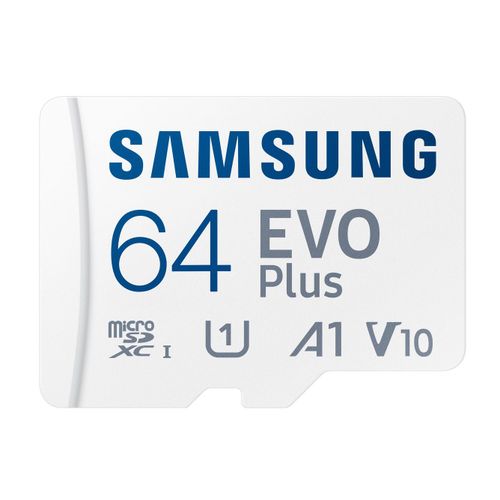 Carte Mémoire Micro SDXC SAMSUNG EVO PLUS 2021 version 64 Go U1 A1 V30