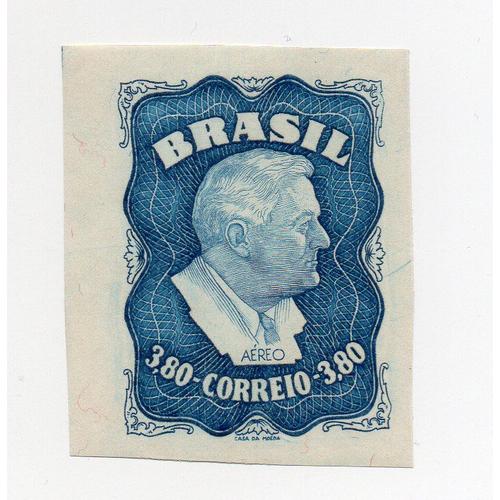 Brésil- 1 Timbre Neuf Avec Trace De Charnière- Poste Aérienne- Roosevelt