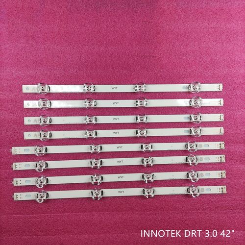 Bande rétro-éclairage LED tv 8 pièces/ensemble, pour LG 42LB5610 42LB5800 42LB5850 42LB5850 42LF6500 42LB6200 Nipseyteko