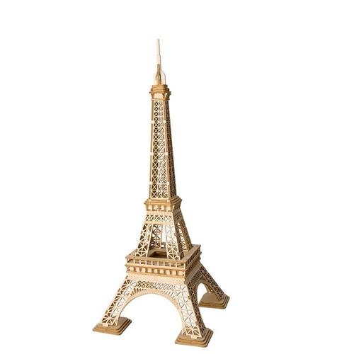 Puzzle 3D en bois pour enfants et adultes, 7 modèles, bricolage, cadeau  d'assemblage, TG207 Paris Tower