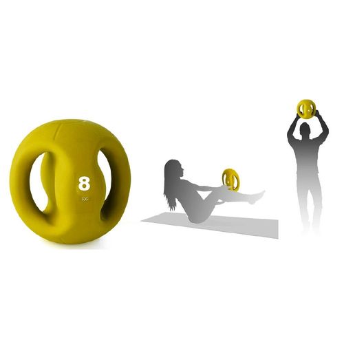Medecine Ball Avec Poignées 8 Kg