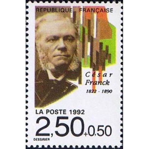 1 Timbre France 1992 Neuf- César Franck - Yt 2747