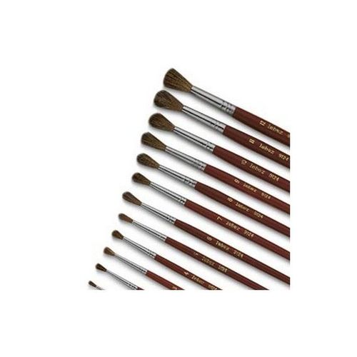 Brosses À Poils De Poney Bout Rond Série 9124 Taille 3b Paquet De 12 Pièces