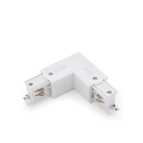 Connecteur En L Triphasé Blanc