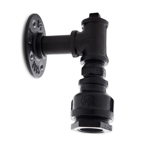 Applique Murale Estilo Industriel E27 Noir (Sans Lampe) Nora [Ho-E27walllight-J-B]