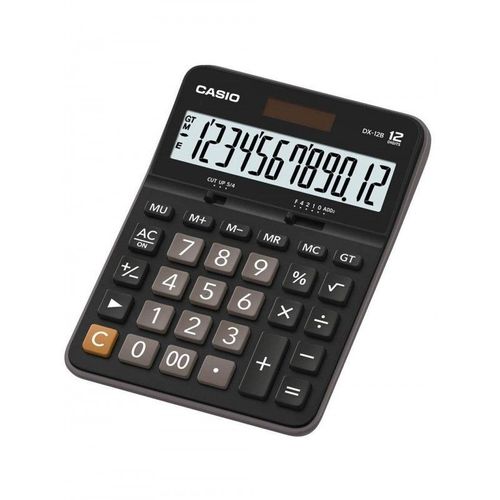 Calculatrice de bureau à double alimentation à 12 chiffres DX-12B
