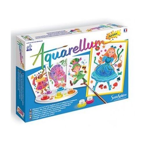 Aquarellum Junior Alice Au Pays Des Merveilles - Sentosphère - Loisir Créatif
