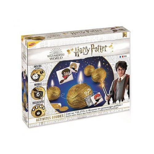Atelier Des Bougies Vifs D'or Harry Potter - Fabrication 4 Bougies A Creer - Coffret Creatif Magique - Jeu Enfant Des 8 Ans
