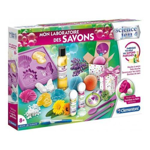 Mon Premier Coffret : Mon Laboratoire De Savons Parfumées Des 8 Ans - Science Et Jeu - Fabrication Savons - Science Et Jeu Enfant