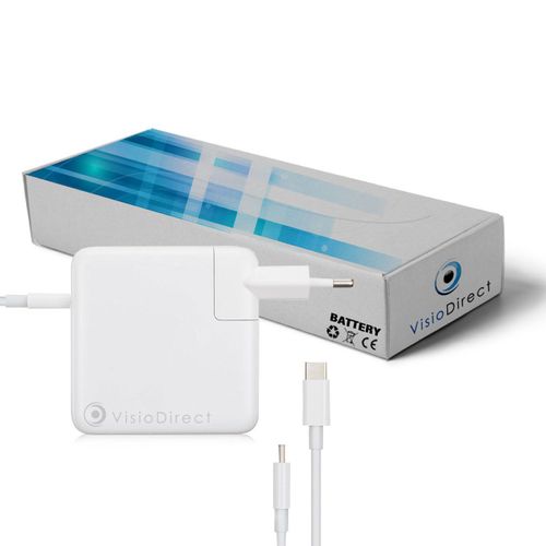 Alimentation pour Apple Macbook 12" A1534 Adaptateur Chargeur 29W -VISIODIRECT-