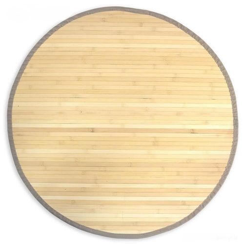 Tapis En Bambou Rond Naturel Ø 200cm Tap06082