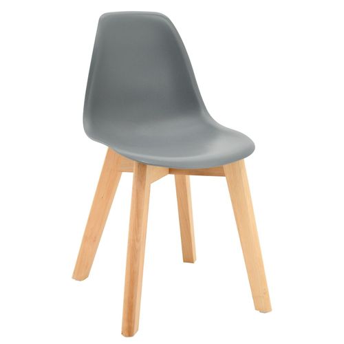 Chaise Enfant Polypropylène Et Bois