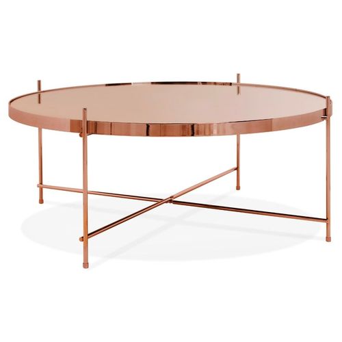Table Basse De Salon 'kolos Big' Couleur Cuivre