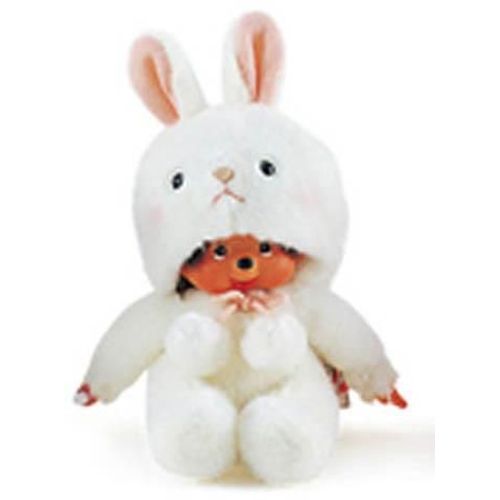 Kiki Habillé En Lapin Blanc