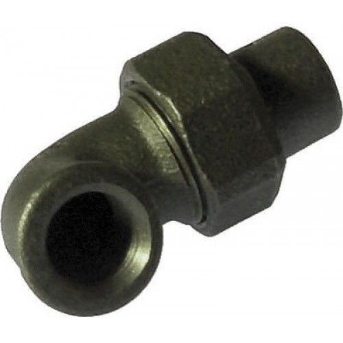 Coude union fonte femelle / femelle - filetage 50/60 noir CODITAL