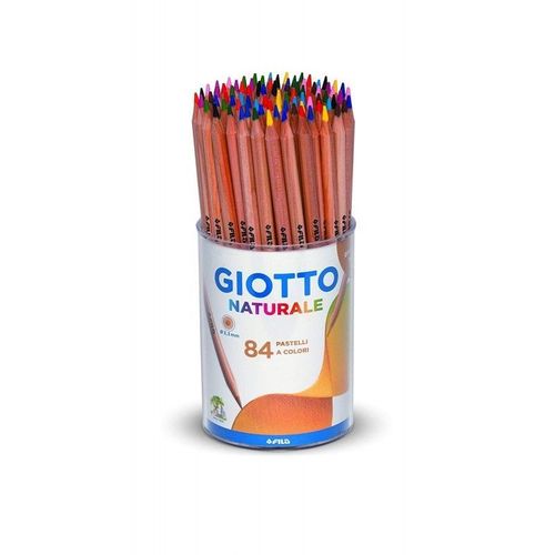Giotto Di Natura 520200 Crayons De Couleur - Colors Ass.- Barat Tolo 84 Pièces