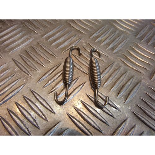 Jeu De 2 Ressort 7 Cm 700 Mm Pour Pot Silencieux Echappement Moto Scooter Quad Adaptable Universel