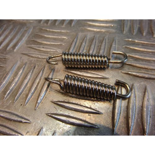 Jeu De 2 Ressort 5,6 Cm 560 Mm Pour Pot Silencieux Echappement Moto Scooter Quad Adaptable Universel
