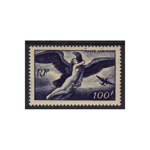 France 1947, Très Beau Timbre Neuf** Luxe De Poste Aérienne Yvert 18a - Variété, Égine Enlevée Par Zeus, 100f. Bleu Noir.